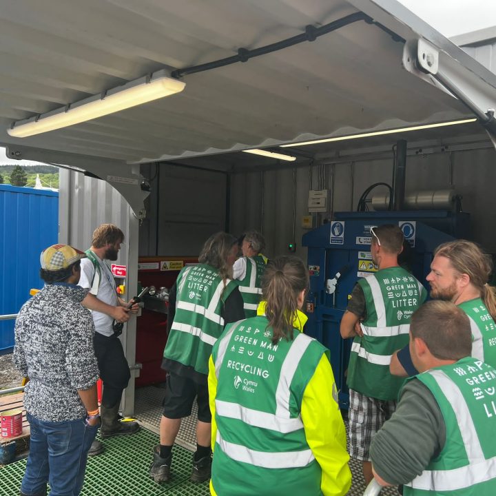 Training Green Man staff on WBM's RPU