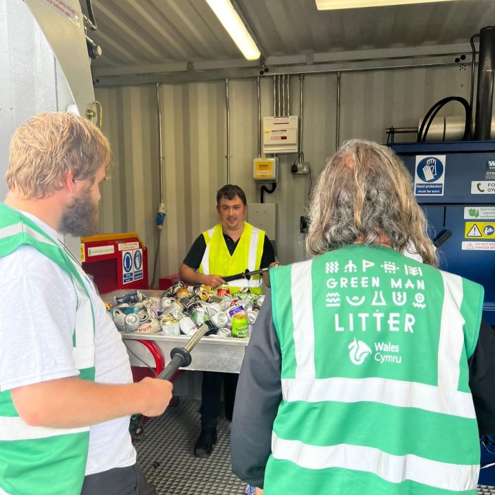 Training Green Man staff on WBM's RPU