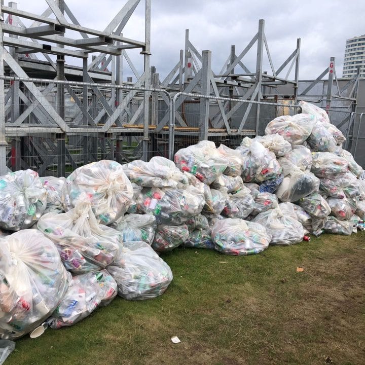 Bags of cans @ Hyde Park