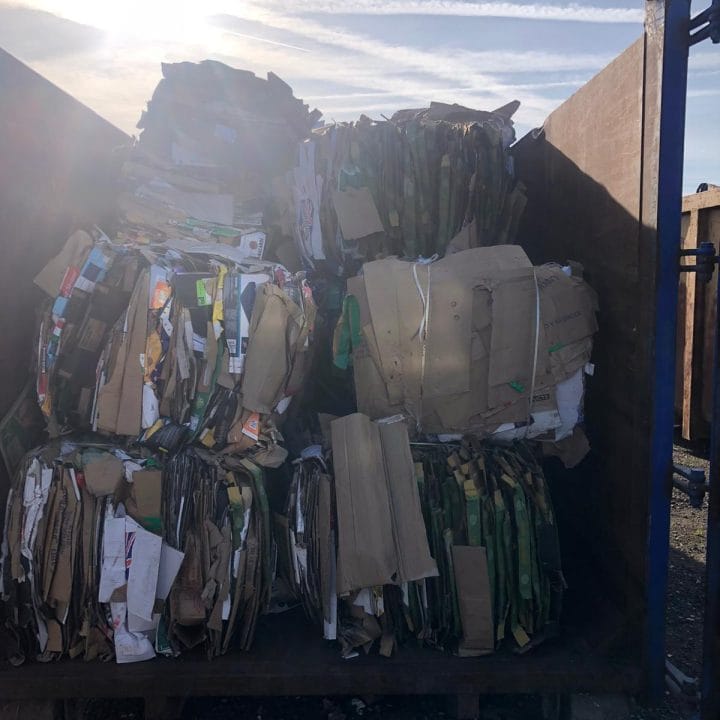 Boomtown Cardboard Bales